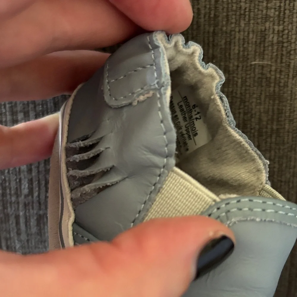 Robeez Blue Shark Moccasins for Kids